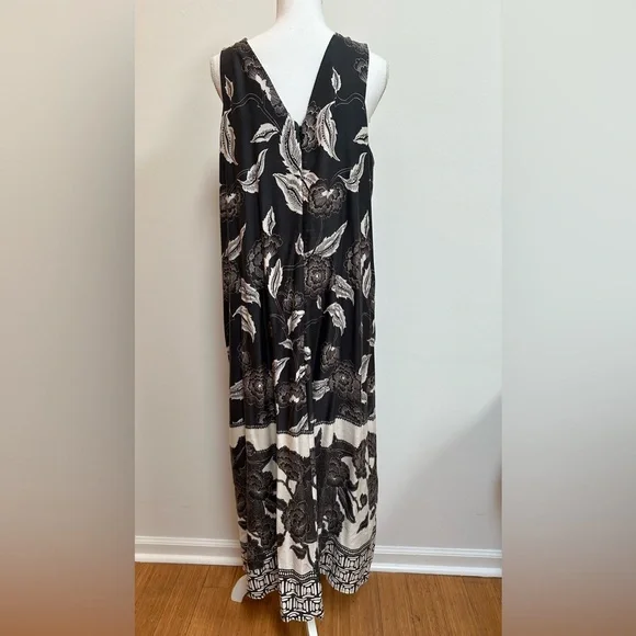 Anthropologie Soha.  Floreat Print Maxi Dress Large NWT l - Picture 12 of 16